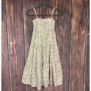 Rylee + Cru Floral Cream Kids Dress